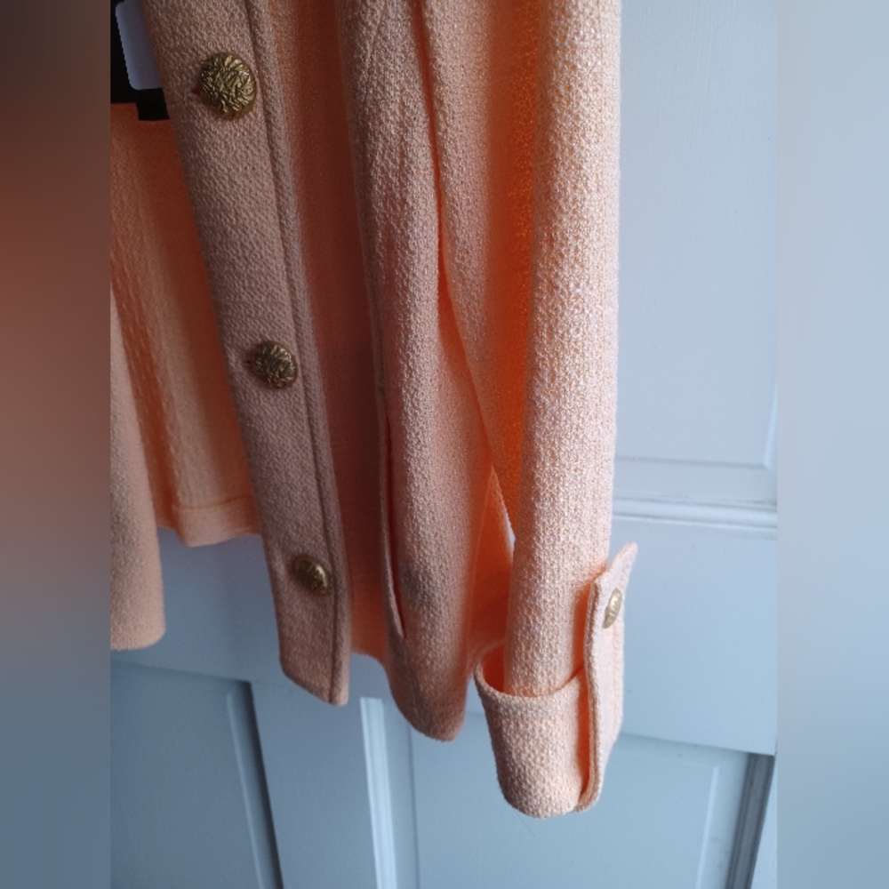 St John Peach Knit Jacket - image 7